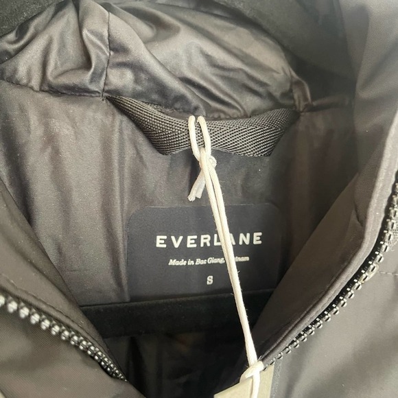 Everlane The ReNew Long Puffer Coat Long Sleeve Black Size Small NWT - Picture 11 of 13